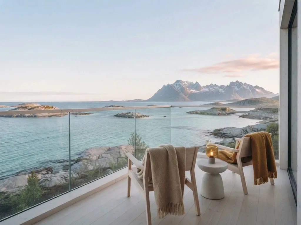 Artist's impression of the small balcony above the islands in the planned Coast Room
