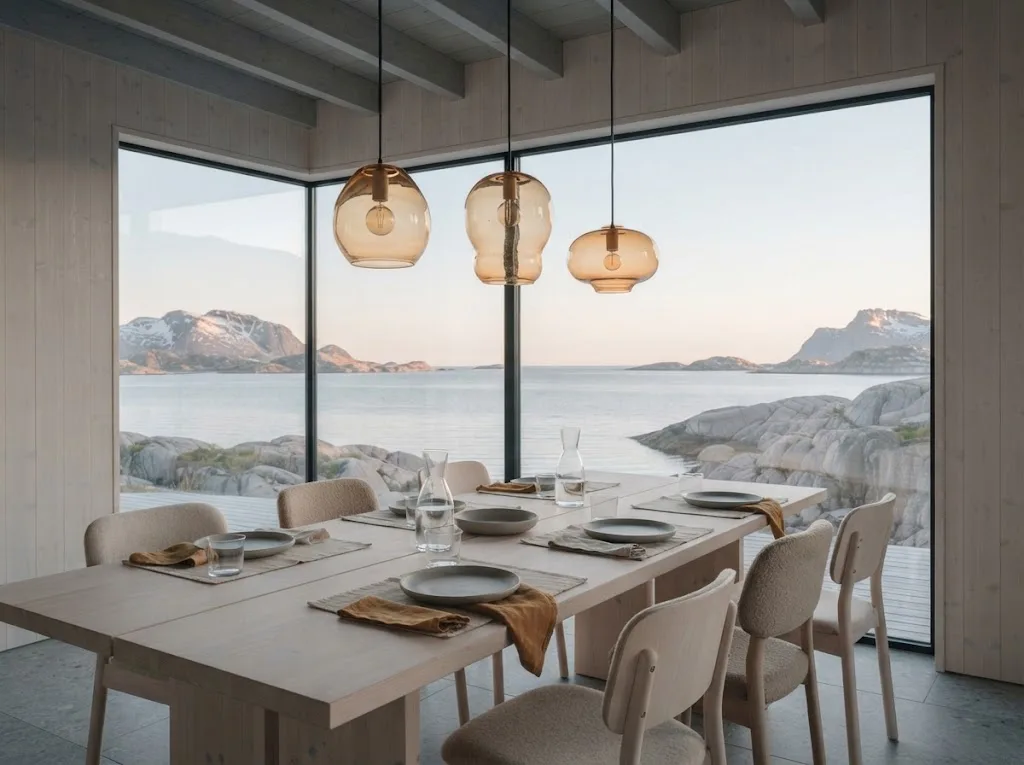 Artist's impression of the dining table for six in the planned Island Residence